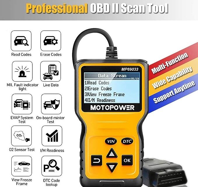 MOTOPOWER MP69033 Car OBD2 Scanner Code Reader